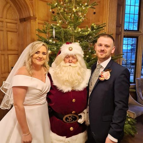 "We had Santa come to our wedding as little surprise for the children, I can’t recommend him enough absolutely 5stars, not only did he interact and spend time with the children he even had time to have photos with the adults. Such a lovely man. Thanks again 🎅🏻"